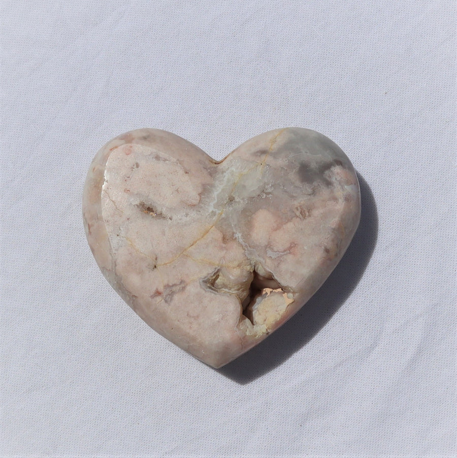 Pink Amethyst Heart - 7