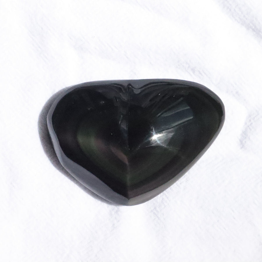 Rainbow Obsidian Heart - 2